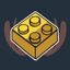There's Gold in them Bricks Icon