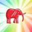 The Red Elephant Icon