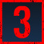 Red Three Icon